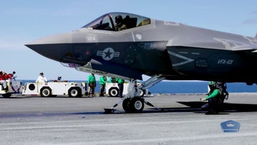 The Navy’s new supercarrier arresting gear can now recover all of the service’s aircraft — except the F-35