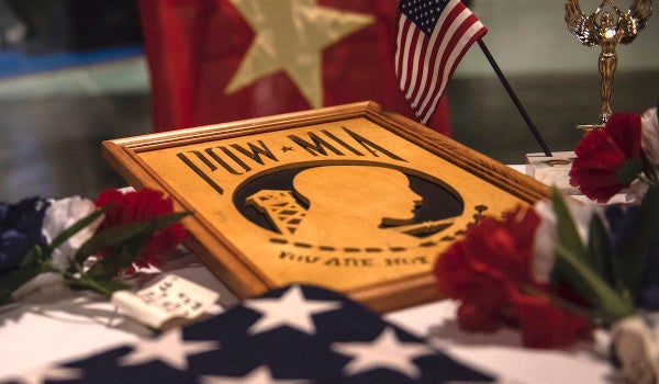 A veterans group is fighting to keep a Bible at the oldest continuing POW-MIA vigil in the country