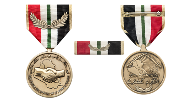 A group of vets are raising money to pay for a medal the Iraqi government awarded them, but never delivered