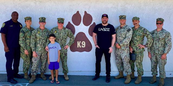 Country music star Chris Young wants to personally thank as many US service members as he can