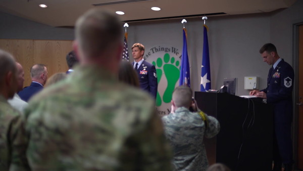 Air Force PJ receives Bronze Star for fighting off Taliban for hours while twice wounded