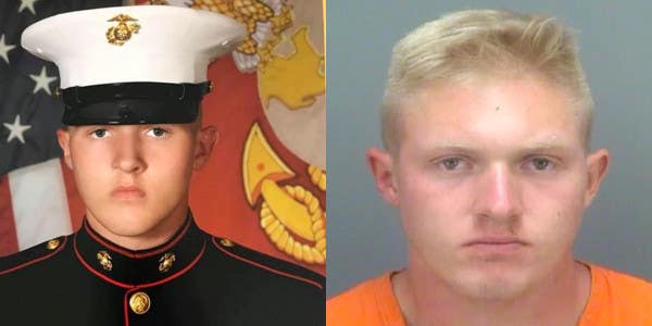 Police say this drunk Marine lance corporal broke into a home and started cooking himself breakfast
