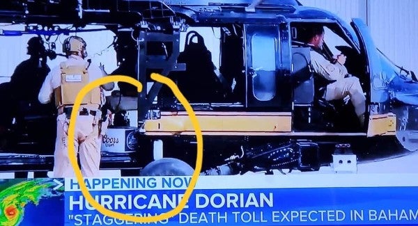 No, US service members aren’t hauling beer as part of their Hurricane Dorian relief mission