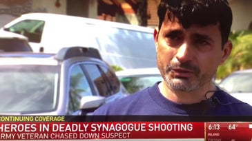 When a gunman opened fire at a San Diego synagogue, an unarmed Iraq War veteran counterattacked