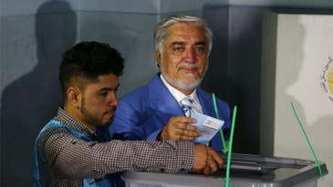 Both rivals in Afghanistan’s presidential election claim victory in a repeat of 2014