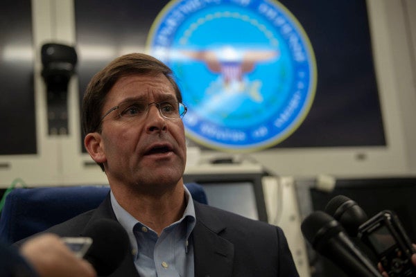 Pentagon ‘will do everything we can’ to honor impeachment subpoena, Esper says
