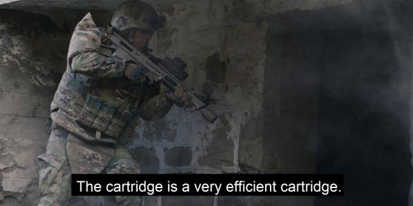 Up close and personal with one of the Army’s potential M4 carbine and M249 SAW replacements