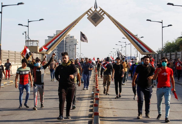At least 40 killed as fresh protests engulf Iraq