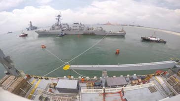 Two years after fatal collision, repaired USS John S. McCain gets back out to sea for testing