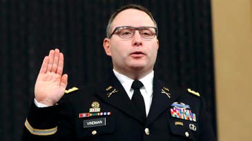 Trump says the military may take disciplinary action against Lt. Col. Vindman
