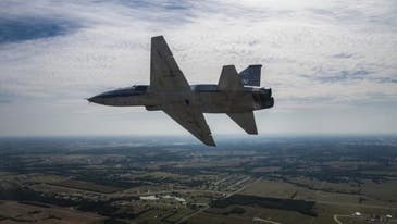 Air Force identifies 2 airmen killed during T-38 training flight in Oklahoma