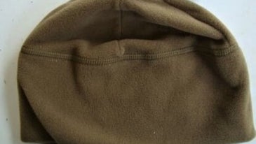 Soldiers get to wear this brown fleece cap now so congrats on that I guess