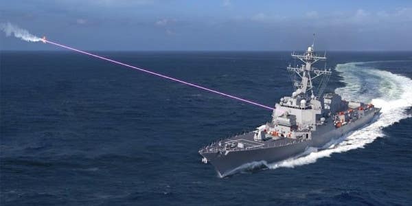 The Navy wants lasers to shoot down drones and missiles, but its ships lack the power to fire them