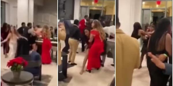 The Navy is investigating a video that purportedly shows a brawl at the USS Eisenhower holiday party