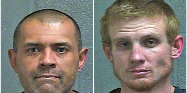 2 men arrested after allegedly trying to drive through Tinker Air Force Base with a car full of marijuana and a gun