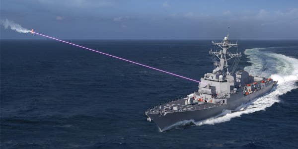 The Navy wants to slap a laser on a littoral combat ship for the first time