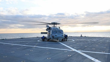 Aircrew in stable condition after US Navy helicopter goes down in Philippine Sea