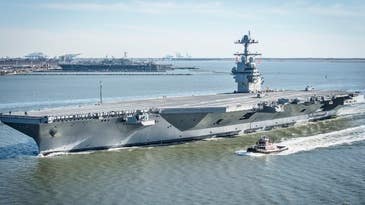 The Navy’s newest aircraft carrier just took a major step on its path to deployment