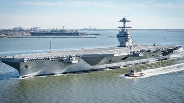The Navy's newest aircraft carrier just took a major step on its path to deployment