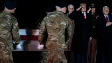 Trump travels to Dover AFB to honor 2 soldiers killed in Afghanistan insider attack
