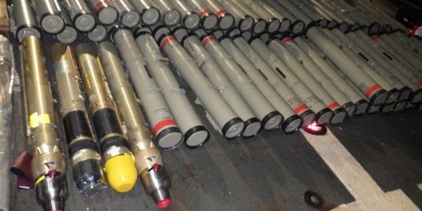The Navy just seized a bunch of Iranian missiles from a boat in the Arabian Sea
