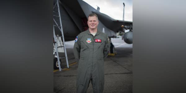 This Air Guard fighter pilot is the first in the world to return to duty after disc replacement surgery
