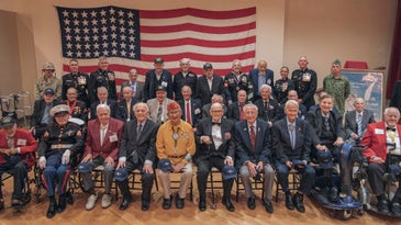 Dozens of Iwo Jima veterans mark battle’s 75th anniversary at Camp Pendleton