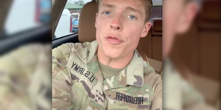 Army lieutenant gets lost trying to navigate human decency after joking about the Holocaust on TikTok