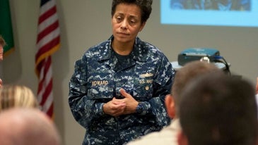 She helped save Capt. Phillips from Somali pirates. Then she became the Navy's first female 4-star admiral
