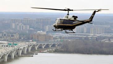 Air Force helicopter shot at while flying over Virginia