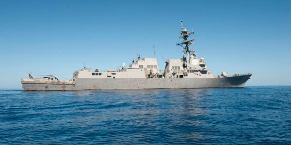 Navy destroyer sails near Venezuelan coast in clear message to Maduro regime