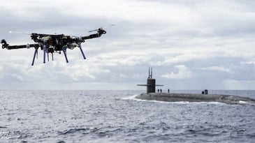 The Navy is experimenting with using drones to resupply ballistic missile submarines
