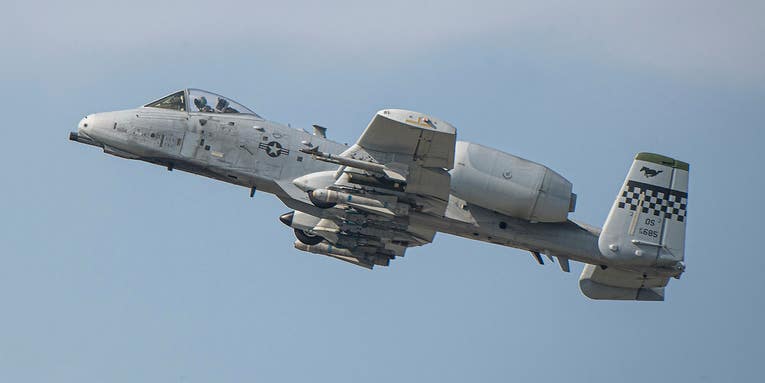 An A-10 Thunderbolt accidentally lost a munition somewhere in South Korea
