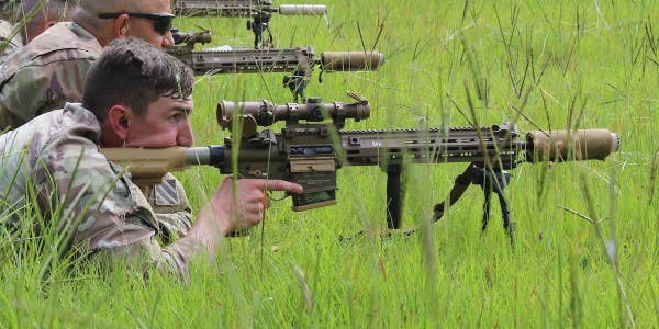 The Army has officially fielded its new squad designated marksman rifle