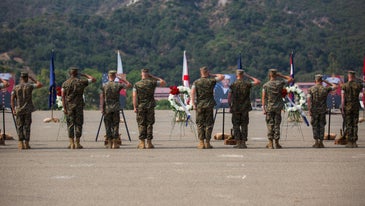 Ceremony held at Camp Pendleton for Marines and sailor killed in tragic AAV sinking