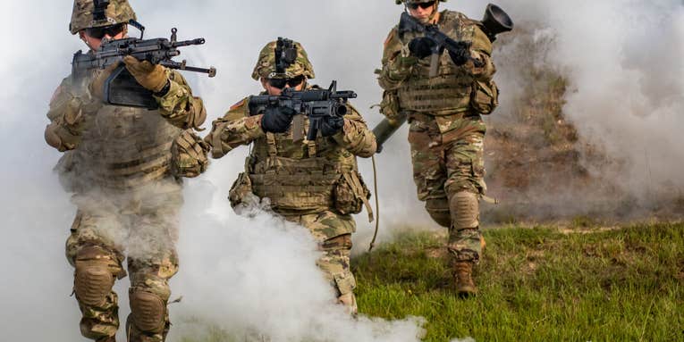 The Army is considering changing the size of its infantry squads