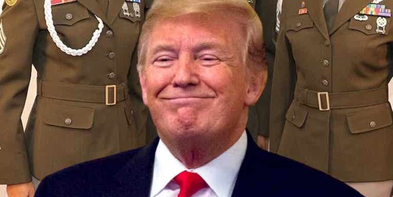 Trump says everyone in the Army wanted ‘the belt’ on their uniform