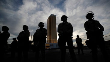 Marine veteran arrested for impersonating federal agent during Las Vegas protest