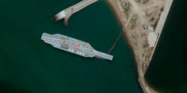 Iran is building a fake US Navy aircraft carrier for target practice