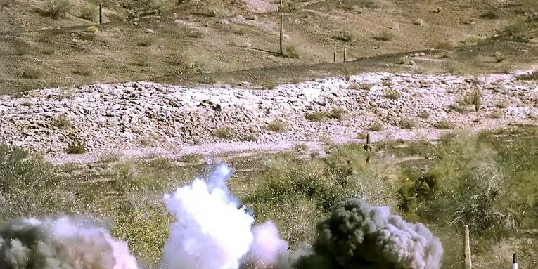 Army Extended Range Cannon Artillery test video