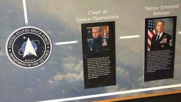 We salute whoever made Steve Carell head of Space Force at the Air Force museum