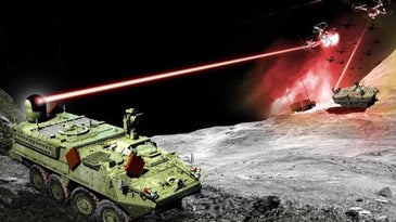 strykers lasers Directed Energy Maneuver Short Range Air Defense (DE M-SHORAD)