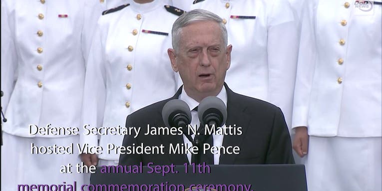 DoD leaders host vice president for ceremony at National 9/11 Pentagon Memorial in 2019