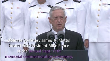 DoD leaders host vice president for ceremony at National 9/11 Pentagon Memorial in 2019