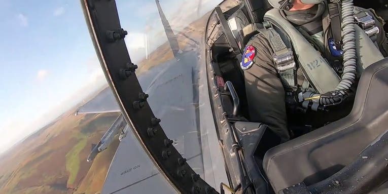 F-15 Cockpit GoPro B-roll