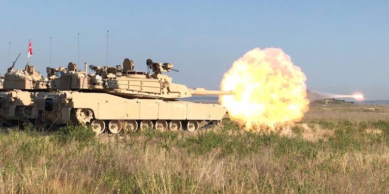 Watch the Army’s souped-up new M1 Abrams fire its main gun in slow motion