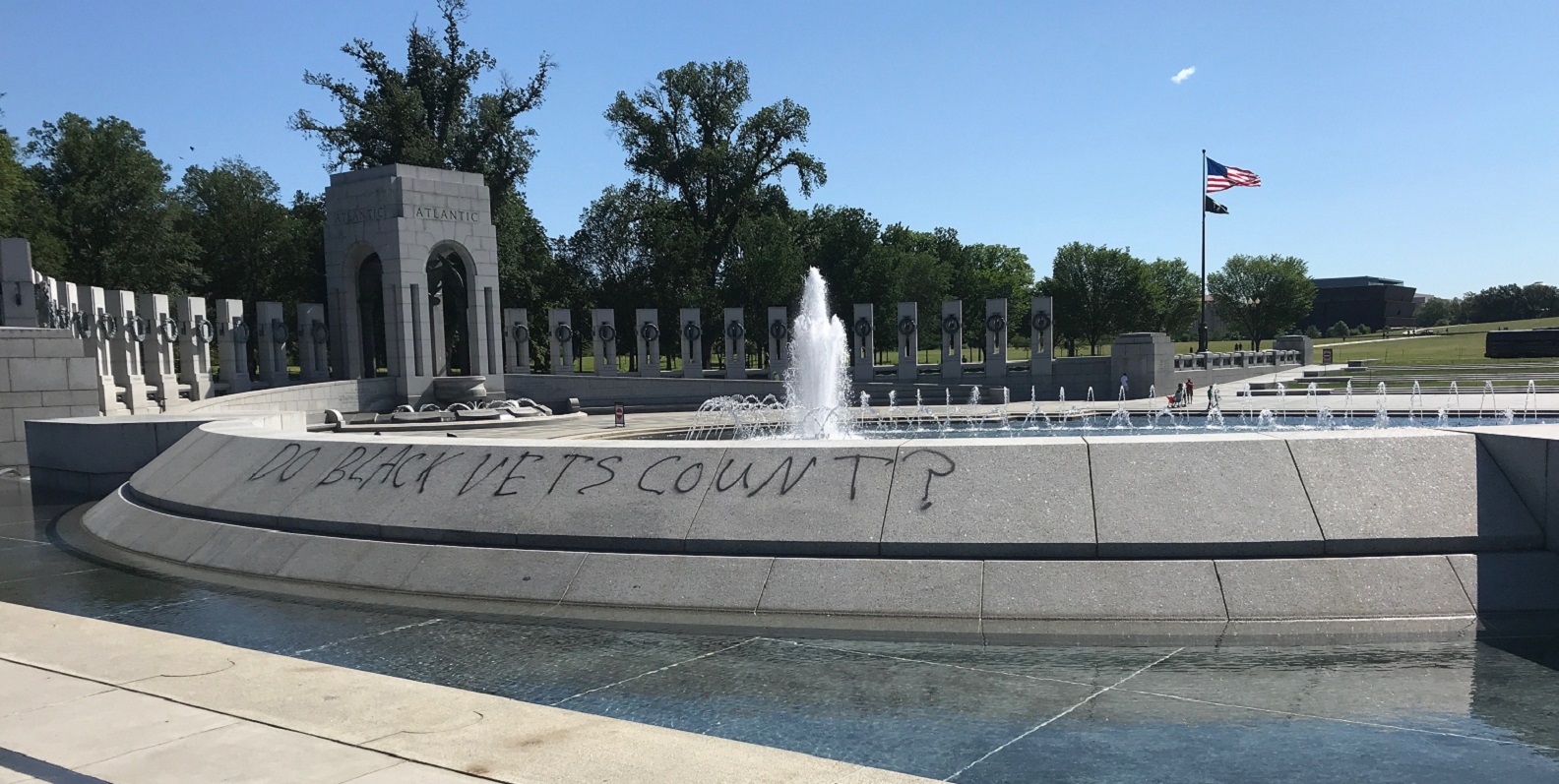 World War II Memorial among several on National Mall vandalized during protests