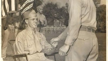He lost his arm, leg and eye saving his fellow Marines during WWII. Now his family says he deserves the Medal of Honor