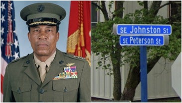 He was the first Black Marine pilot, but his hometown still got his name wrong