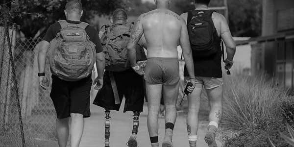 With ‘humor and camaraderie,’ veterans hike in silkies for suicide prevention
